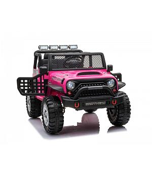 Coche para niños Electric ride on jeep 12v, rosa-pink Startnow AC-XMX617-KINA